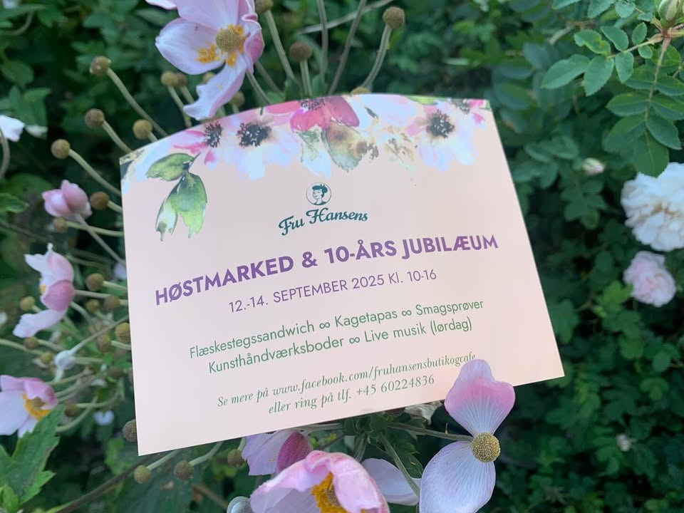 Fru Hansens Butik & Café tilbyder speciel høstmarked pris på UYUNI fyrfadslys