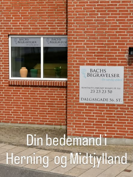 Bachs Begravelser hjælper familier i Herning og Midtjylland med begravelser og bisættelser
