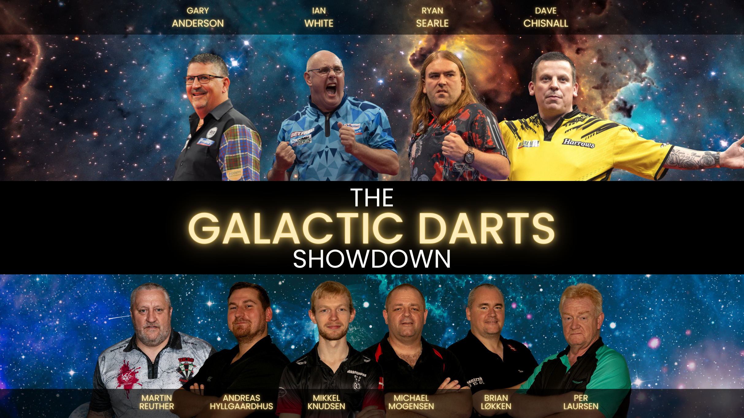 Stjernespækket dartfest i Royal Stage