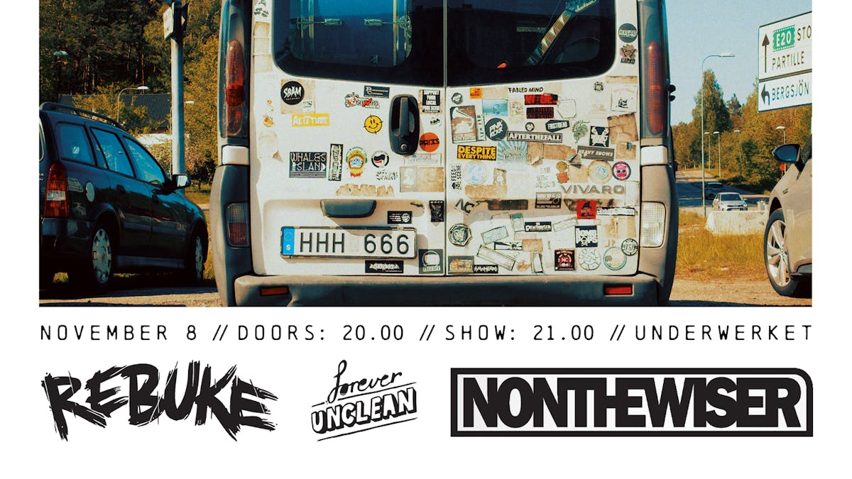 Oplev svensk skatepunk i Valby med Rebuke, Nonthewiser og Forever Unclean