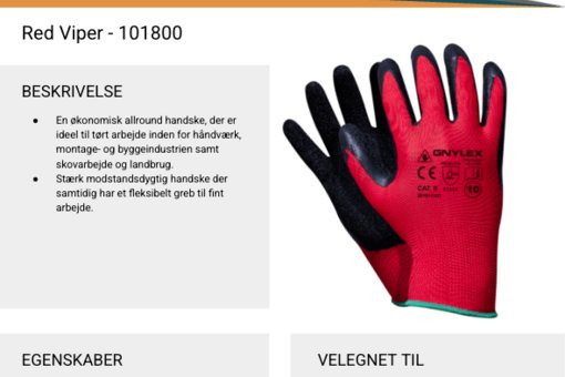 Campen Auktioner inviterer til bud på store partier af arbejdshandsker