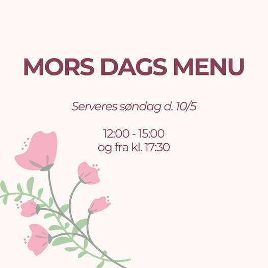 Mors Dags menu hos Restaurant Under Klippen: Forkæl en du holder af med en udsøgt oplevelse
