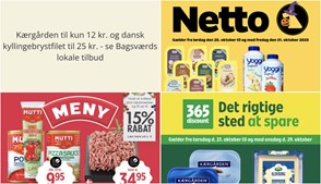 Kærgården til kun 12 kr. og dansk kyllingebrystfilet til 25 kr. - se Bagsværds lokale tilbud
