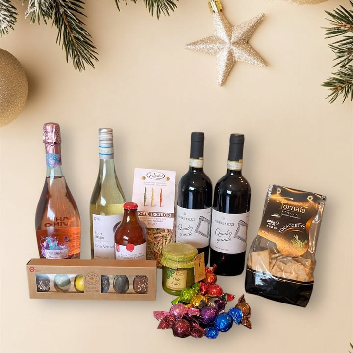 Lahvino Wine & Spirits tilbyder eksklusiv italiensk gavekurv til julen
