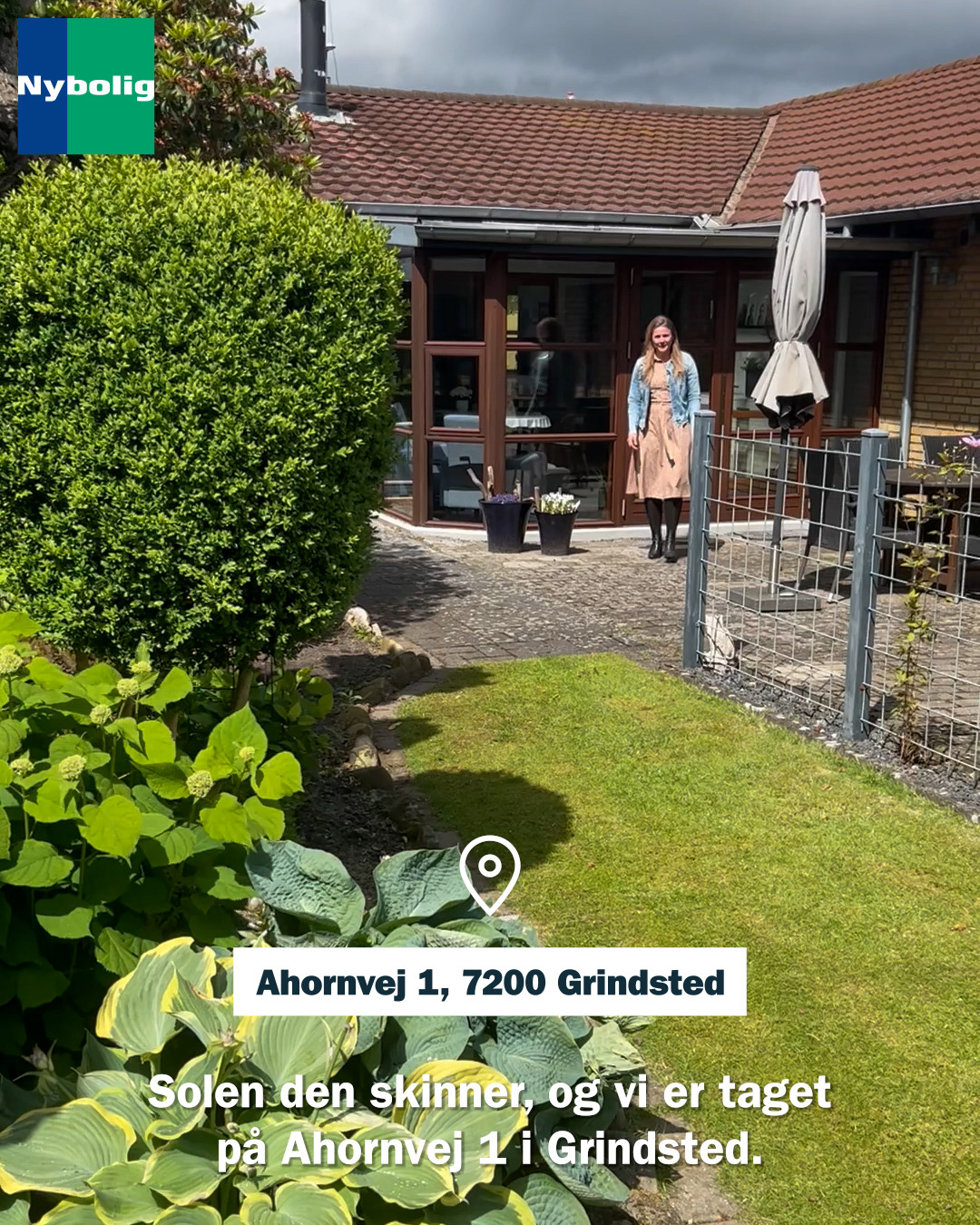 Nybolig Grindsted fremviser familievilla med ideel beliggenhed i Grindsted