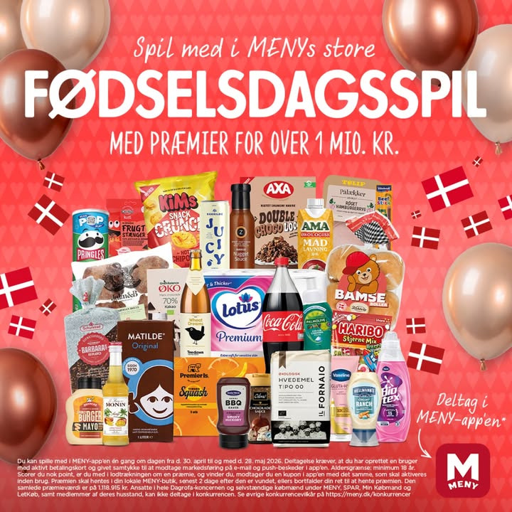 Meny Klarup fremhæver sidste chance for at deltage i fødselsdagsspillet