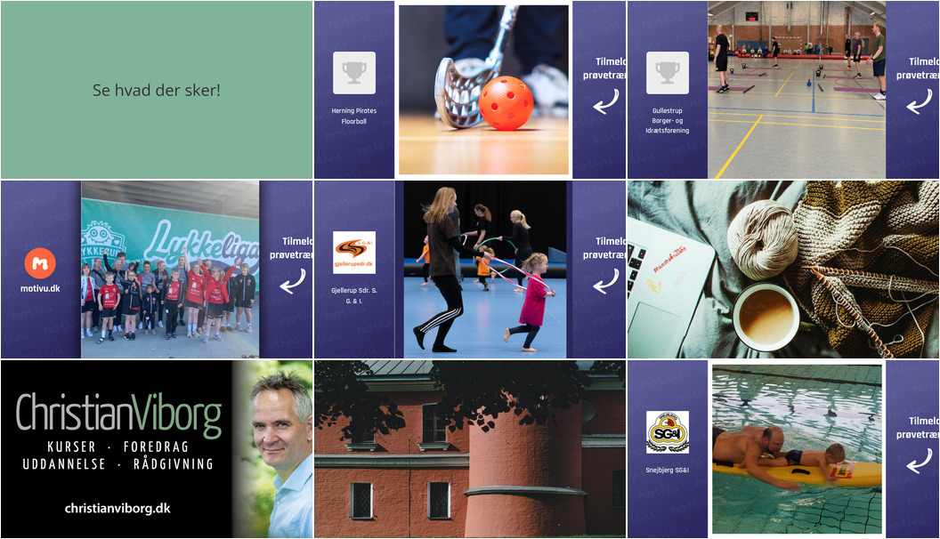 Oplev en uge med variation i Herning: Floorball, klarsyn og konfirmationsmodeshow