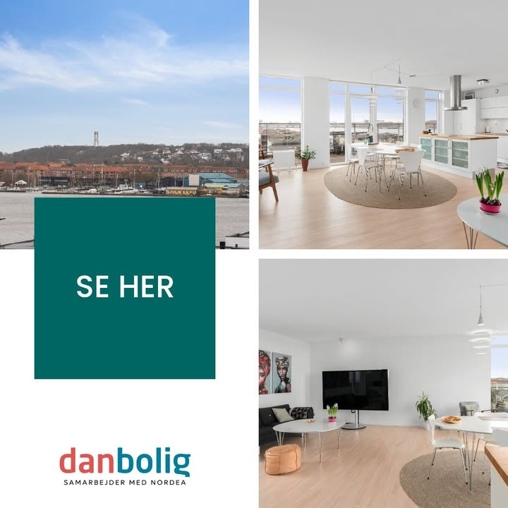 Danbolig Nørresundby præsenterer udsigtslejlighed med stor terrasse til salg