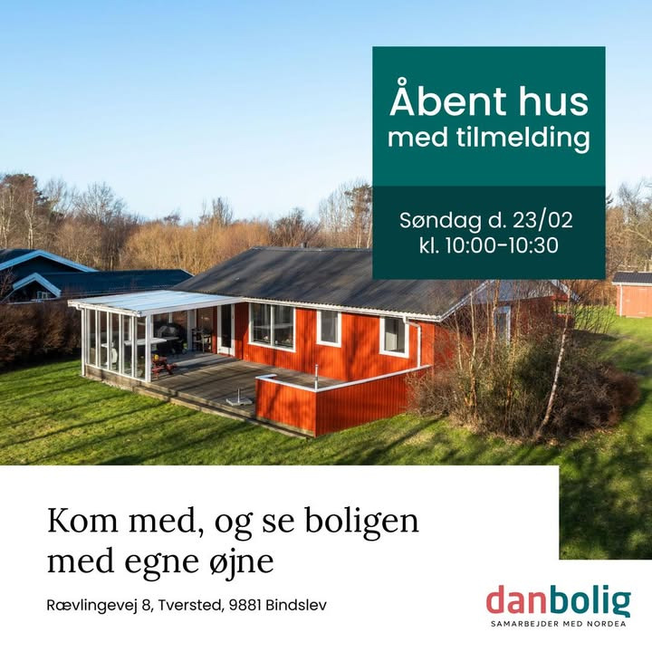Danbolig Hjørring inviterer til åbent hus i charmerende sommerhus på søndag