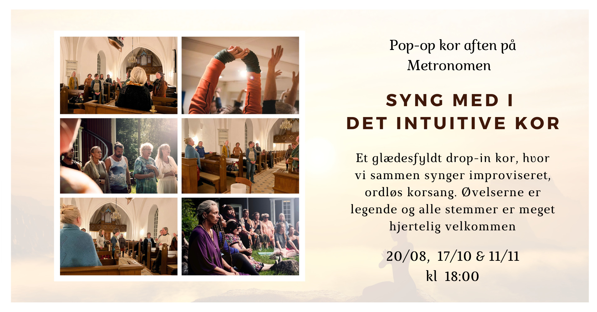 Det Intuitive Kor: En aften med ordløs korsang på Frederiksberg