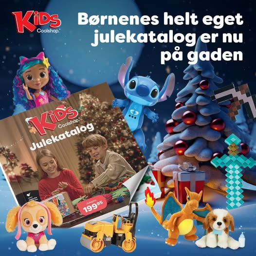 KiDS Coolshop præsenterer årets julekatalog for børn