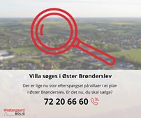 Westergaard Bolig søger villaer i ét plan i Øster Brønderslev