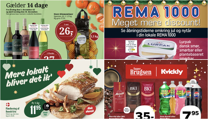 Flæskesteg af dansk gris til 11,95 kr. og lurpak smør for kun 8 kr. - fantastiske tilbud i Karup