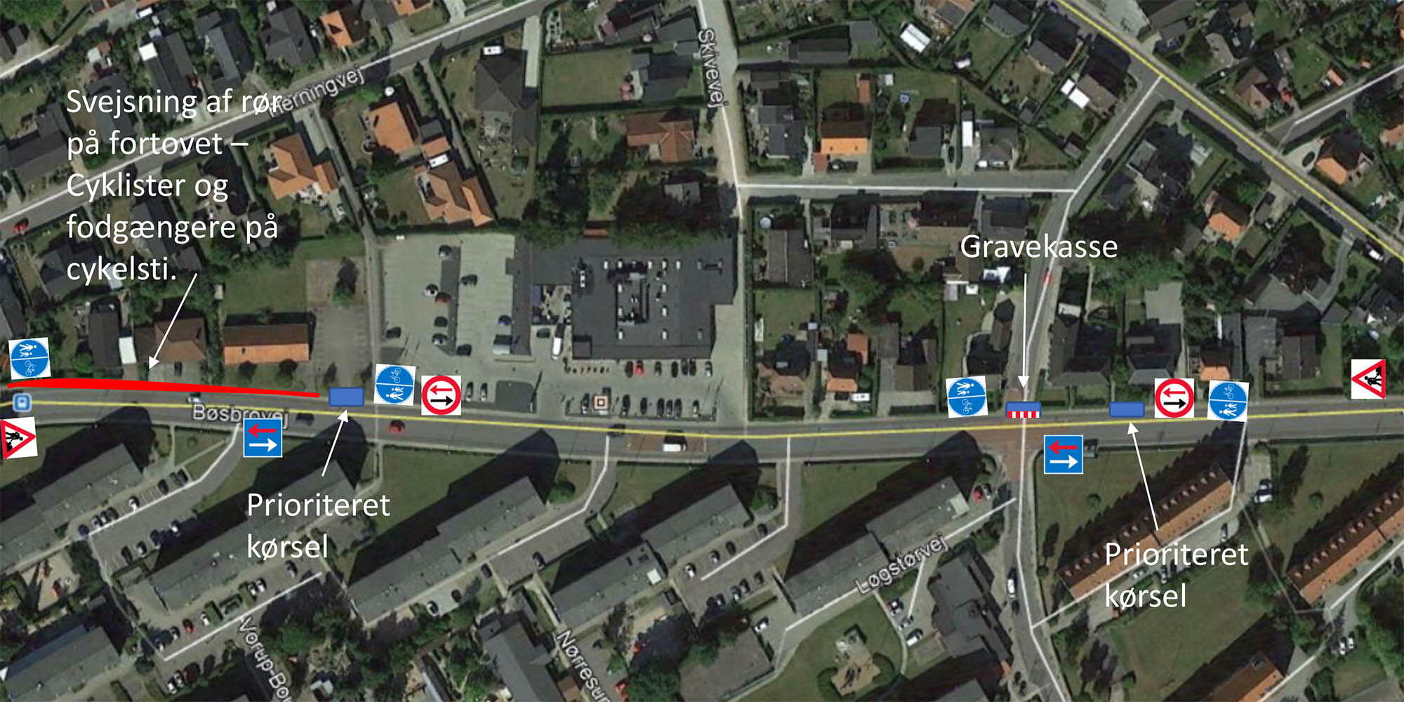 Kloakarbejde ændrer trafikken - se her hvor