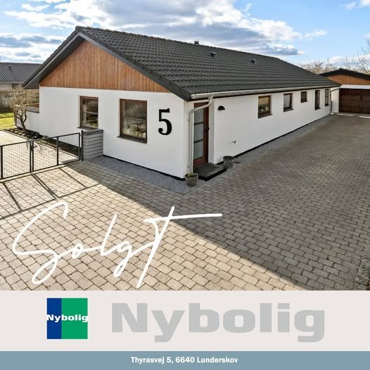 Nybolig Kolding fejrer endnu et salg på Thyrasvej 5 i Lunderskov
