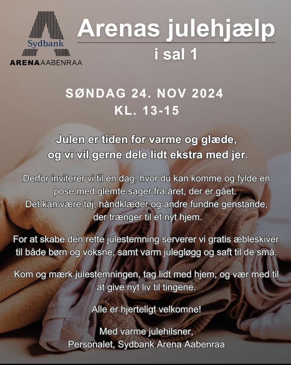 Glemte sager og julestemning i Arena Aabenraa