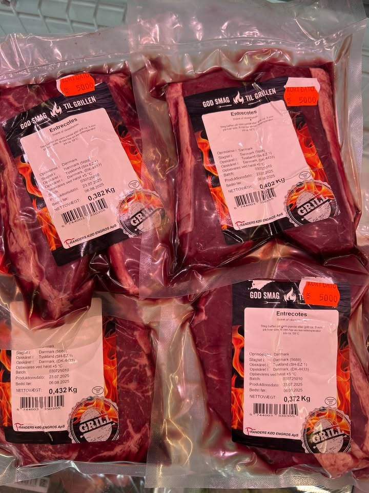 Min Købmand i Asp tilbyder billig entrecote for at bekæmpe madspild i dag