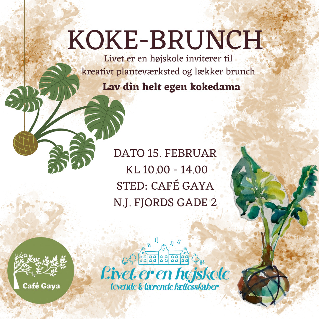 Kreativt planteværksted med brunch på Café Gaya