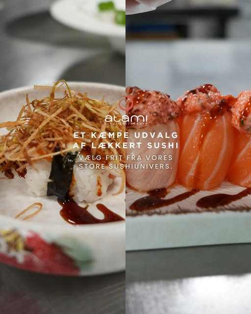 Atami Sushi inviterer til en oplevelse med frisk og lækker sushi