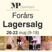 Lagersalg.com annoncerer stort lagersalg hos MP Denmark i Herning