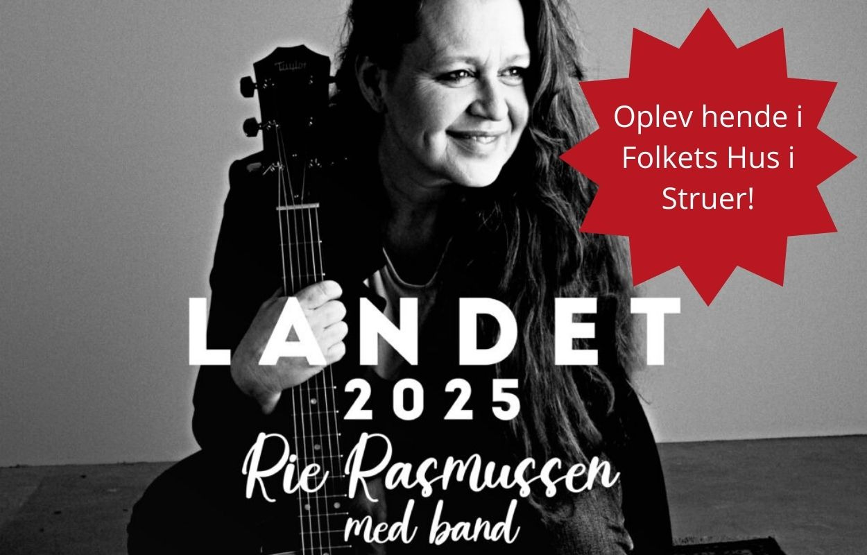 Rie Rasmussen bringer autentisk lyd til Folkets Hus Struer
