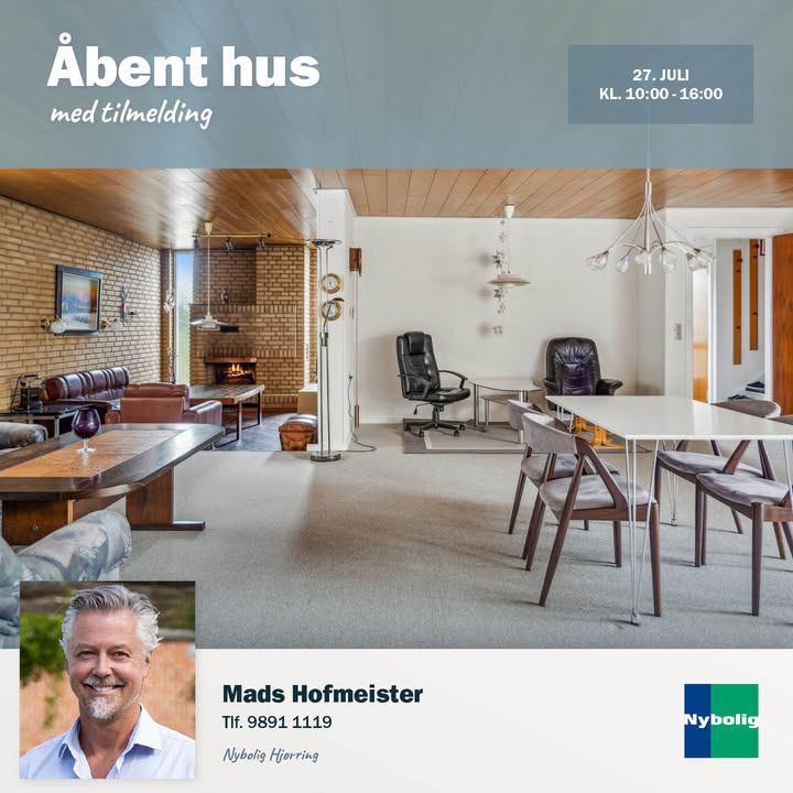 Nybolig Hjørring v/Morten Hove inviterer til åbent hus i charmerende villa med potentiale
