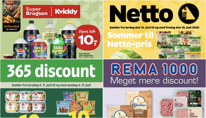 Coop365 frister med K-Salat til 10 kr. og Netto lokker med dansk spidskål til samme pris