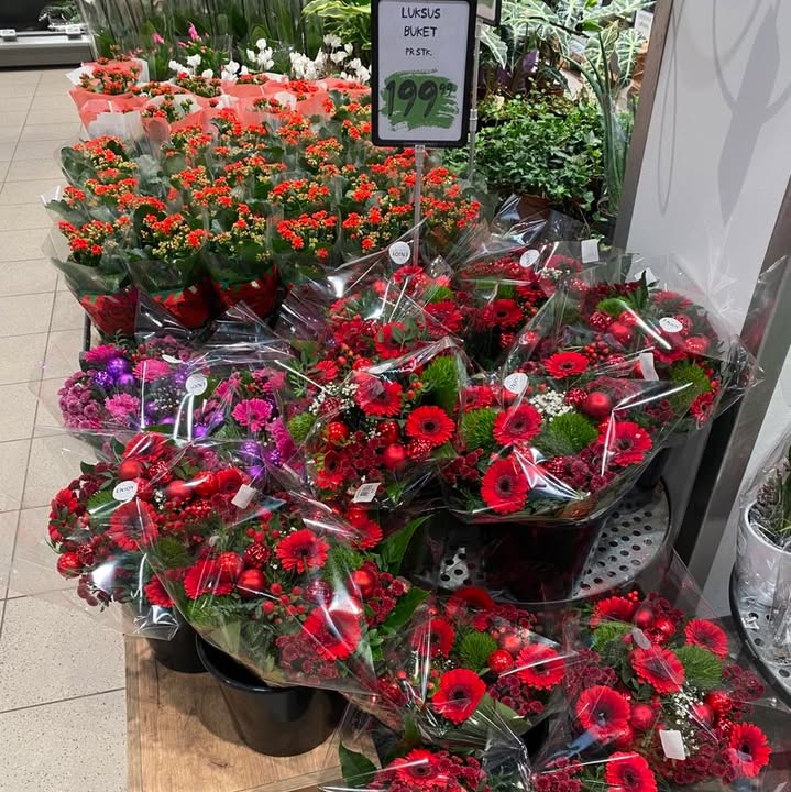 Løvbjerg Frederikshavn opfordrer kunderne til at huske julebuketten