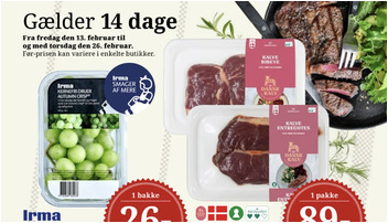 Ugens tilbud: Nordthy tun til kun 5 kr. og Irma Autumn Crisp druer for 26 kr.