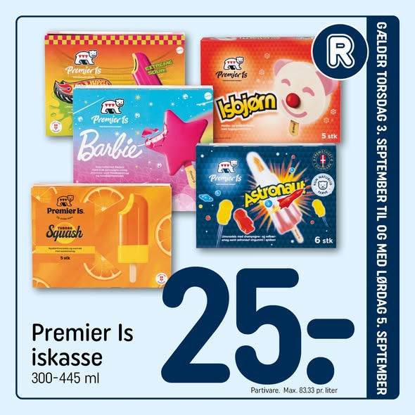Rema 1000 Sindal har gode weekendtilbud til og med lørdag den 13. september