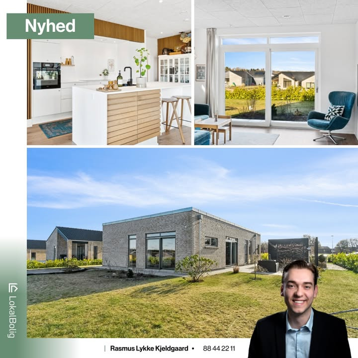 Lokalbolig Silkeborg præsenterer moderne familievenlig villa i Funder Trinager
