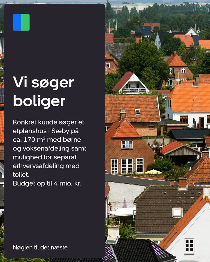 Nybolig Sæby A/S søger et etplans hus i Sæby til konkret kunde