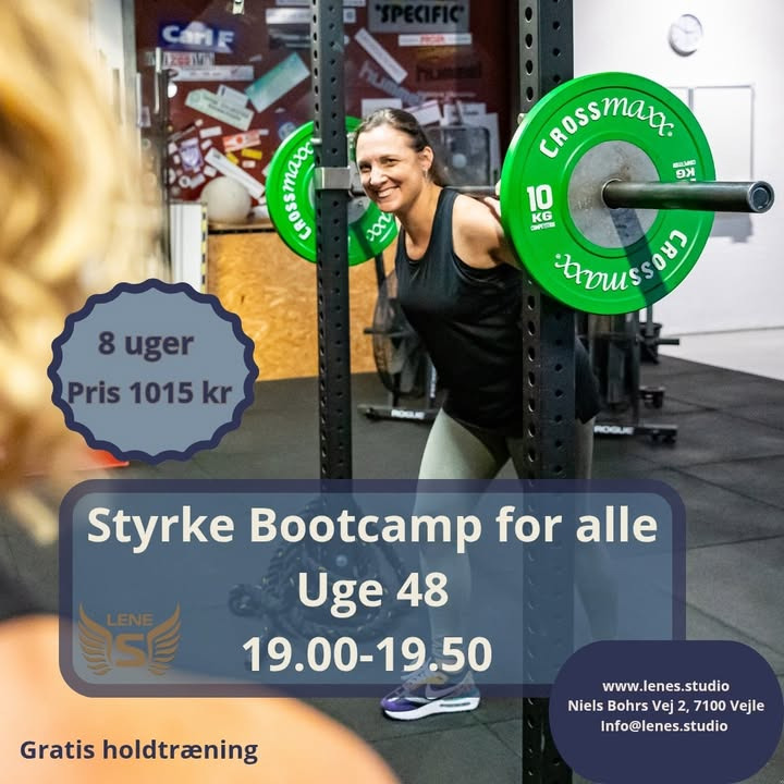 LeneS inviterer til styrke bootcamp i uge 48: Åben for alle niveauer uden konkurrenceelementer