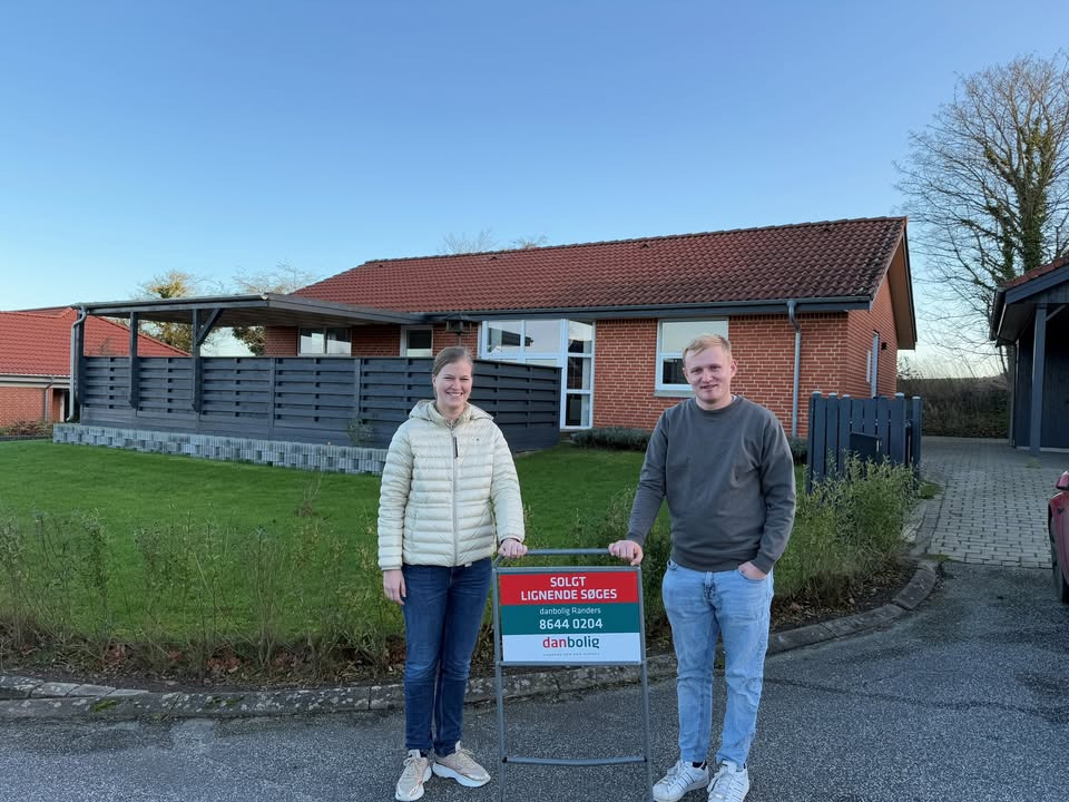 Danbolig Randers ønsker tillykke til ny ejer på Kondrups Vænge 10 i Hald
