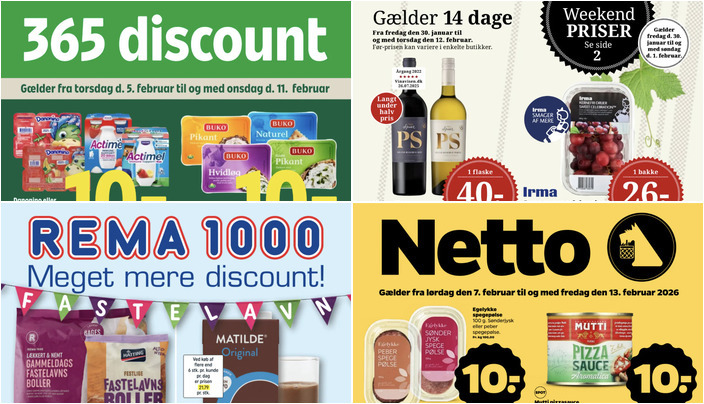 Spier PS vin til 40 kr. og Danonino til kun 10 kr. - se de lokale tilbud