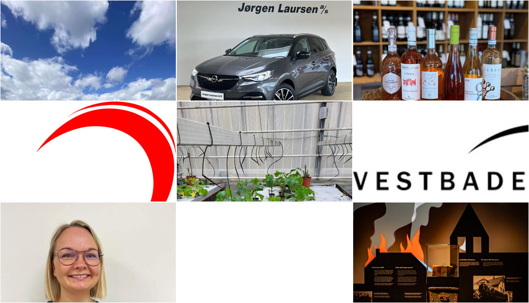 Nyt fra B. G. MONTAGE ApS, Guldsmed Ø, Sushi Scandic og 11 andre