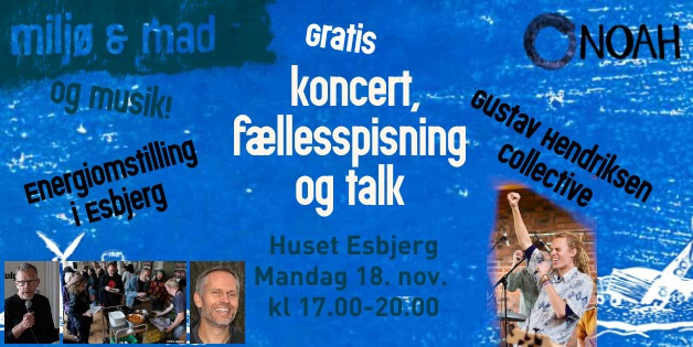Gratis koncert og talk om energiomstilling i Huset Esbjerg