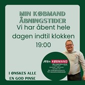 Min Købmand i Lemvig holder åbent på anden pinsedag med masser af gode tilbud