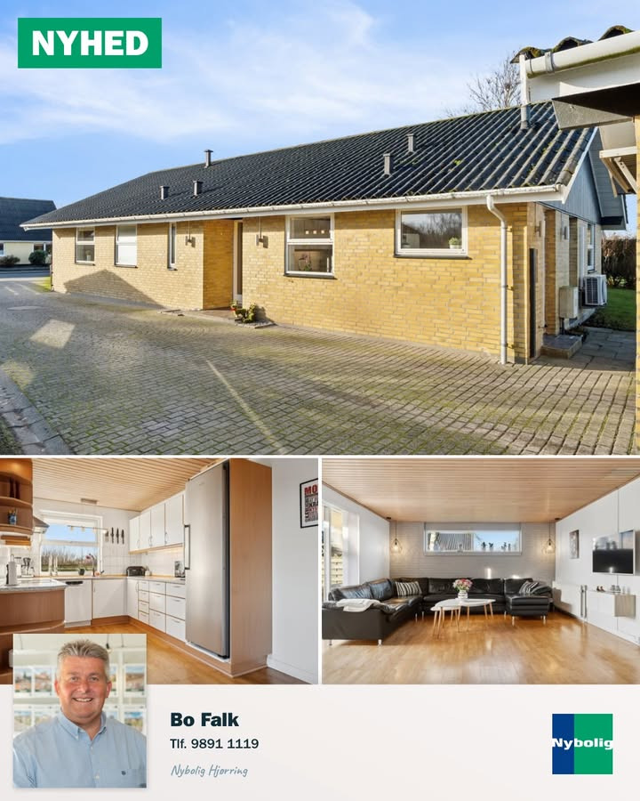 Nybolig Hjørring v/Morten Hove præsenterer: Ideel villa til børnefamilien i Hæstrup Mølleby