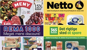 Gode tilbud på kyllingebryst til 29 kr. og stenfri røde druer til 20 kr.