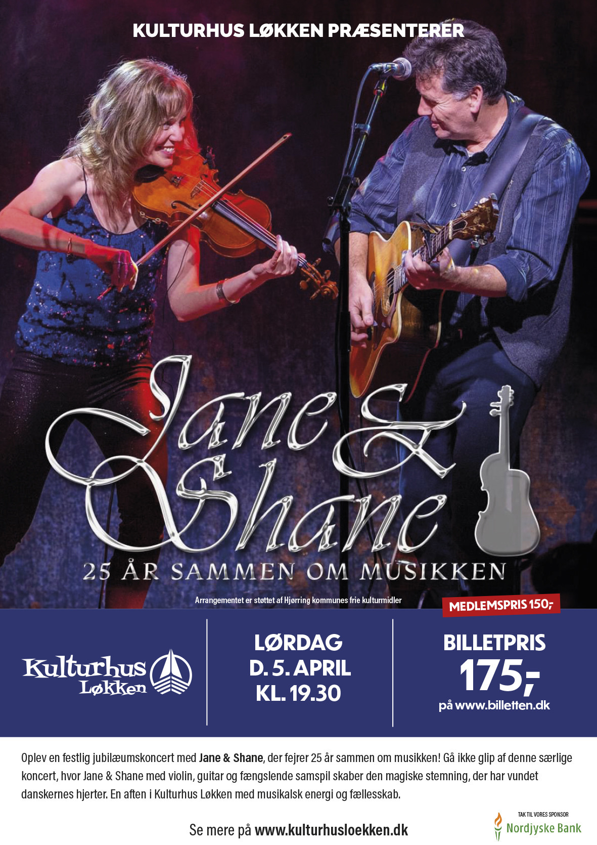 Stjernerejse og musikalsk jubilæum i Kulturhus Løkken