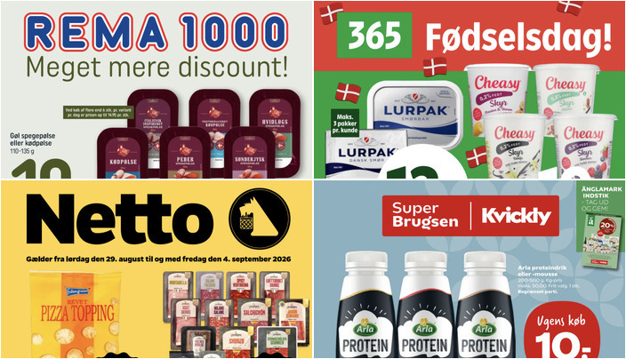 Frisk smør til 12 kr. og pizzatopping til 8 kr. - se de bedste lokale tilbud