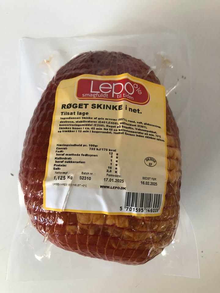 Røget skinke til spotpris hos Min Købmand Øster Bjerregrav i dag