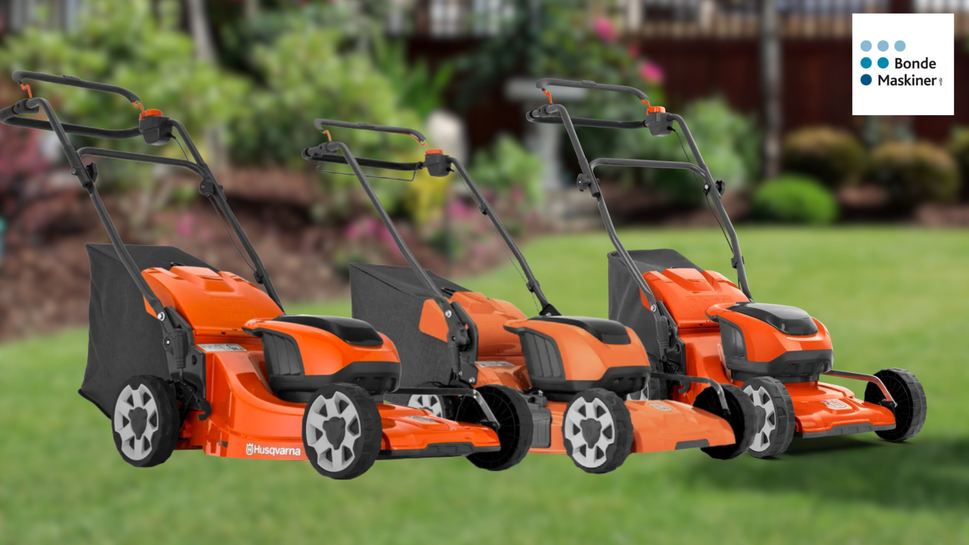 Nye batteridrevne plæneklippere hos Bondemaskiner