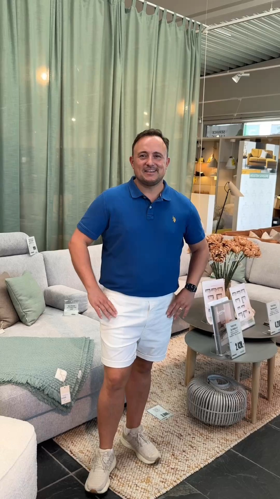 Thomas Evers Poulsen fandt den perfekte sofa hos Bolighuset Thisted