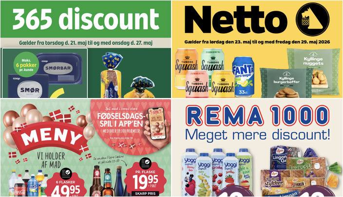Fristende tilbud: Coop smør til 6 kr. og luksus deodorant hos Bilka til 79 kr.
