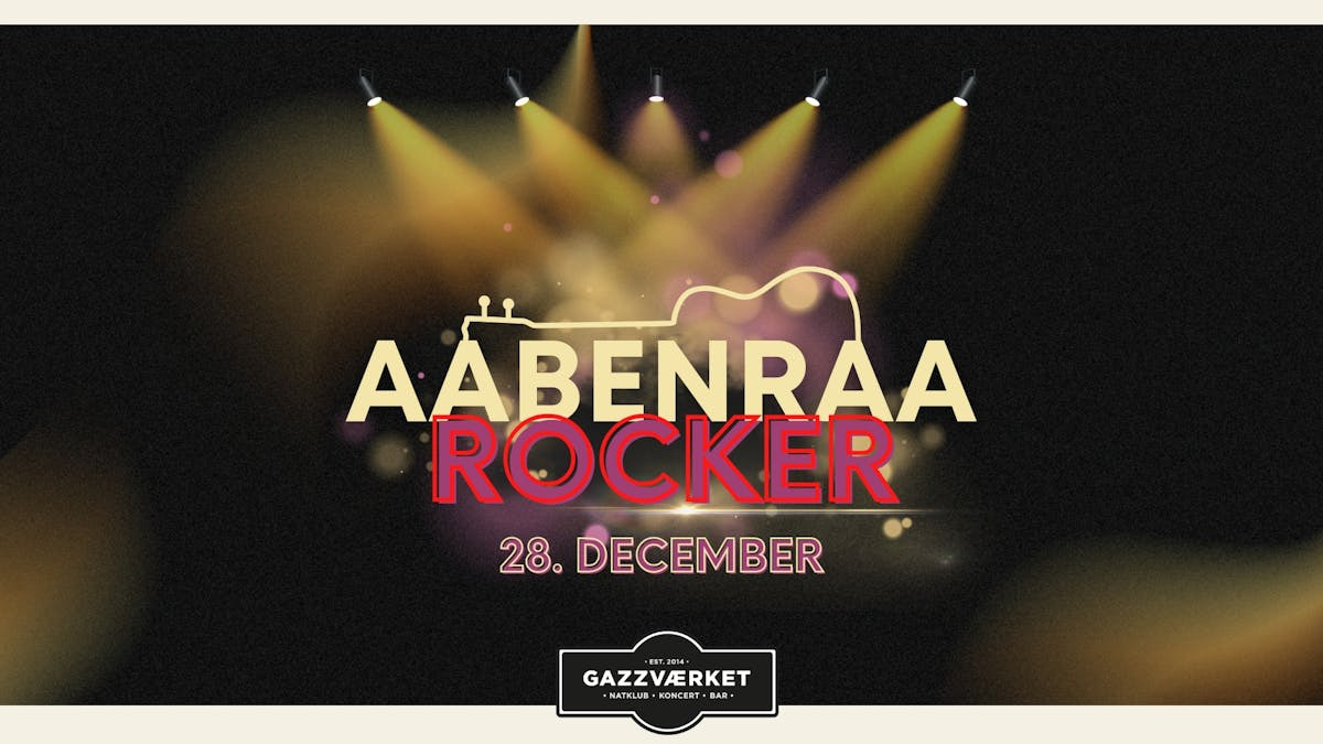Fejr nytår og rock med Aabenraa Rocker på Gazzværket