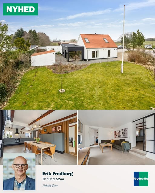 Nybolig Skive I/S præsenterer charmerende villa i Højslev med moderne komfort