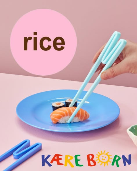 KiDS Coolshop præsenterer spisepinde fra rice til favorable priser