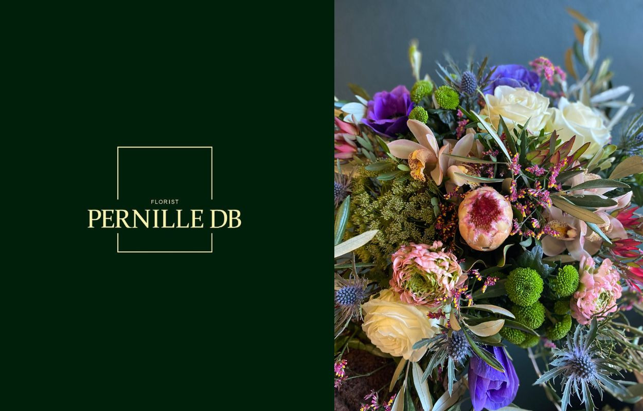 Florist Pernille DB tilbyder smukke og unikke blomsterarrangementer